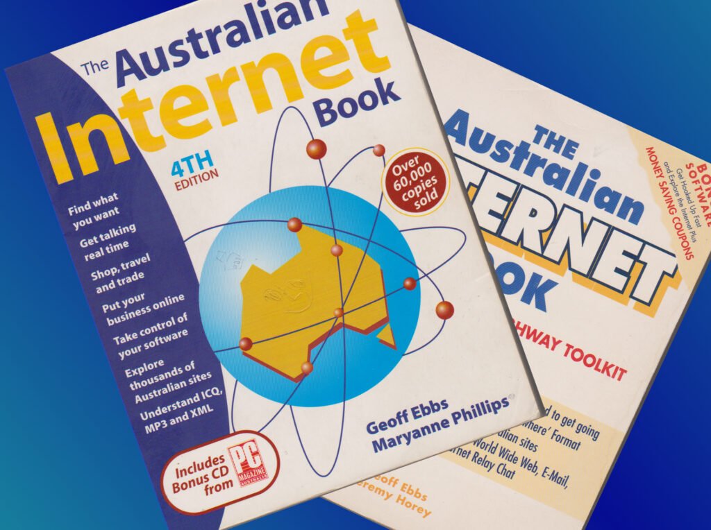 The Australian Internet Book introduced over 250,000 Australians to the World Wide Web